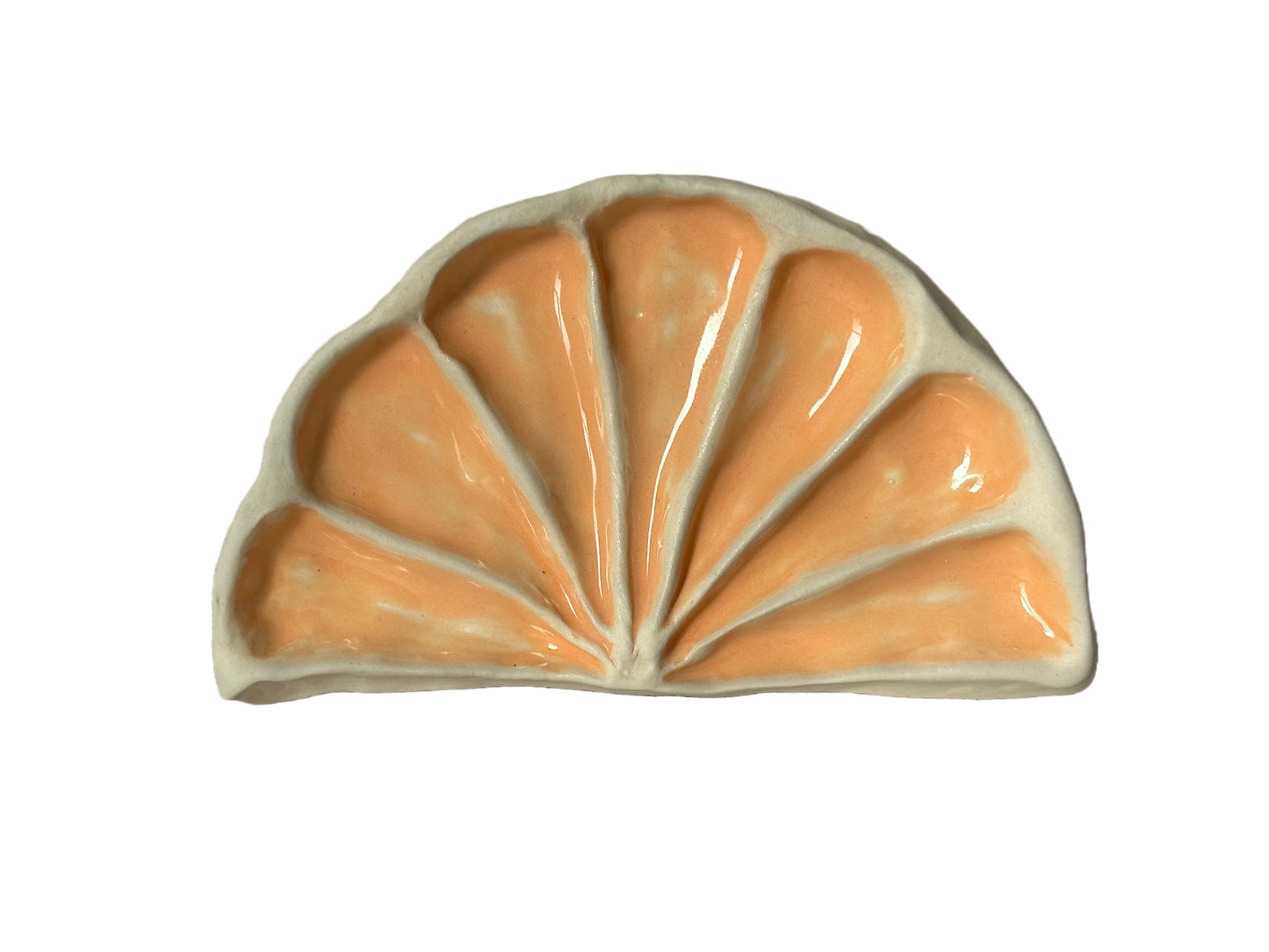 porcelain citrus trinket tray